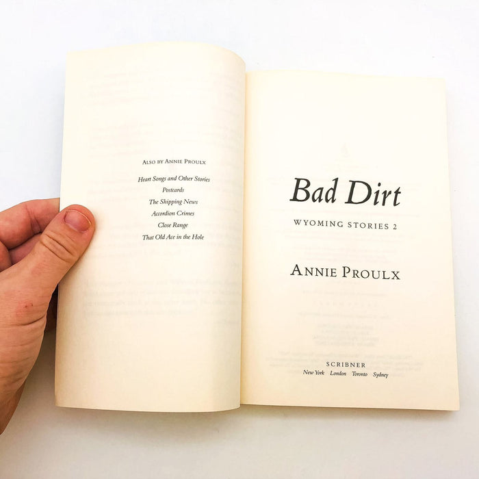 Bad Dirt Wyoming Stories 2 Trade Paperback Annie Prouix 2005 Ranch Family 6