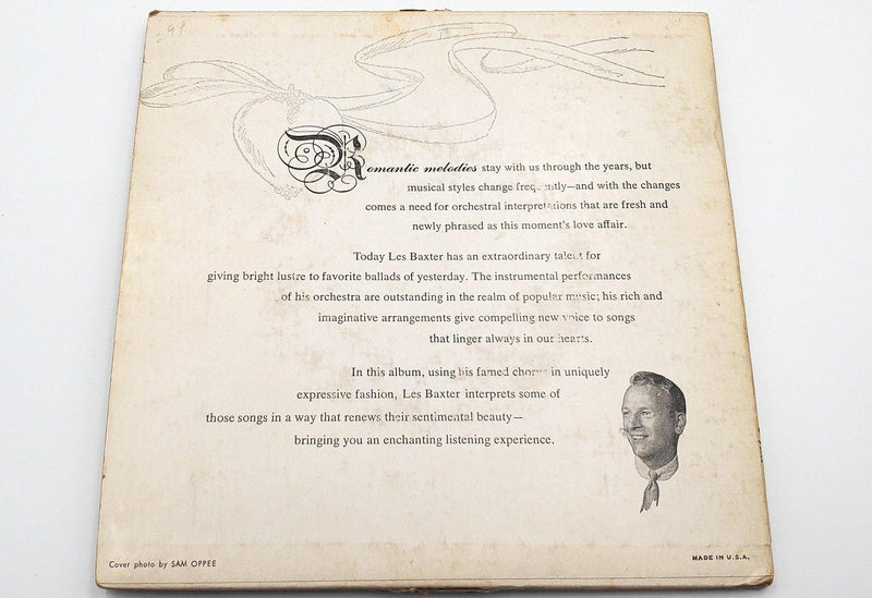 Les Baxter Thinking Of You Record 45 RPM 2x EP EBF-474 Capitol Records 1954 2
