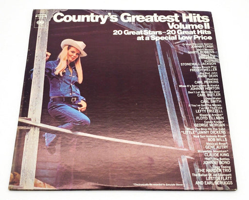 Country's Greatest Hits Volume II 33 RPM Double LP Record Columbia 1969 GP 19 1