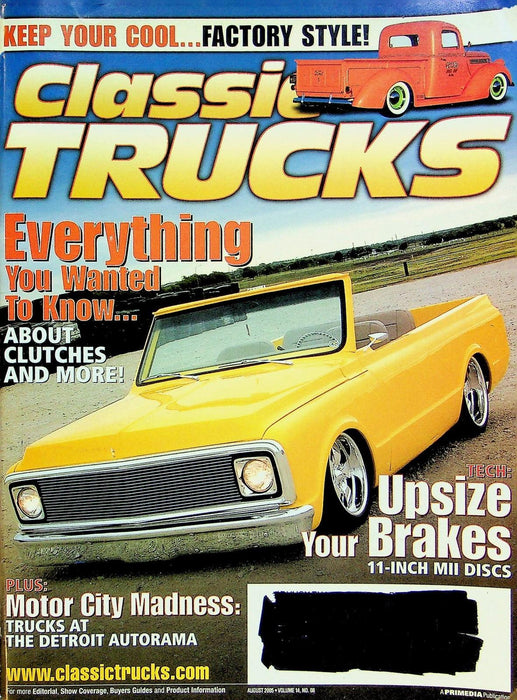 Classic Trucks Magazine August 2005 Vol 14 # 8 11-Inch MII Discs