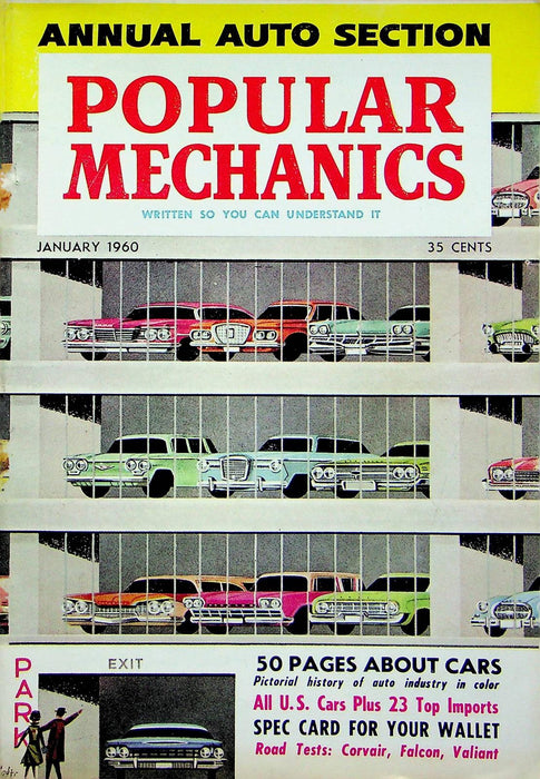 Mechanix Illustrated Magazine January 1960 Parade of Imported Cars American Auto