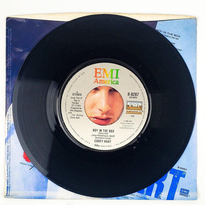 Corey Hart Boy In The Box Record 45 RPM Single B-8287 EMI 1985 3