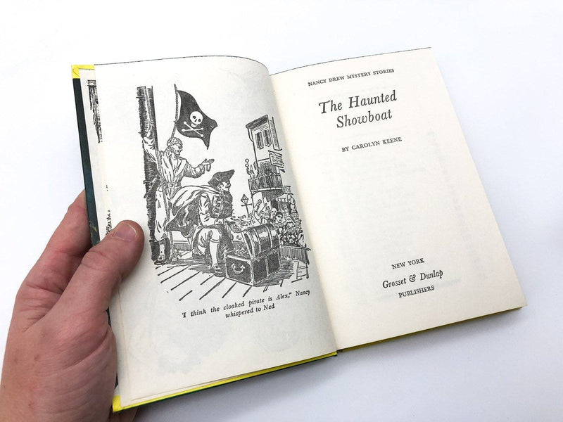 Nancy Drew The Haunted Snowboat No 35 Carolyn Keene 1957 Grosset Dunlap Matte 6