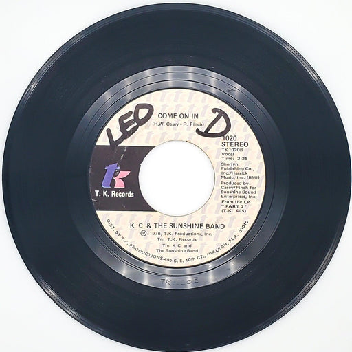 K C & The Sunshine Band I Like To Do It Record 45 RPM Single T.K Records 1976 2