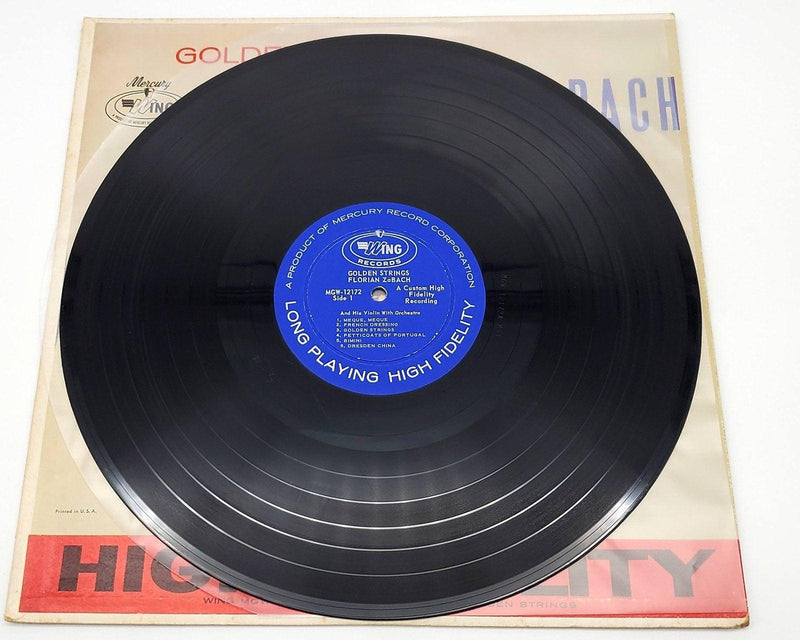Florian Zabach Golden Strings 33 RPM LP Record Mercury MGW 12172 5
