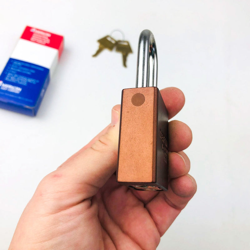 Vintage American Lock Company Steel Ball Padlock Model 1106D KA22576 New NOS 6