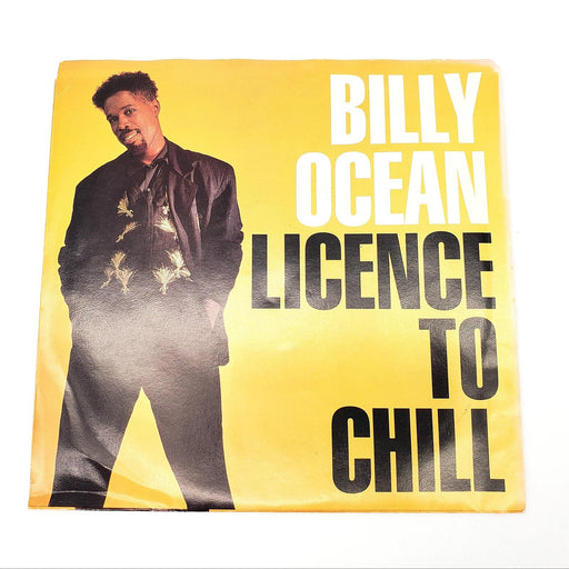 Billy Ocean Licence To Chill / Pleasure Single Record Jive 1989 1283-7-J 1