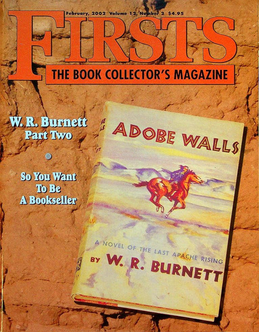 Firsts Magazine February 2002 Vol 12 No 2 Collecting W.R. Burnett 1