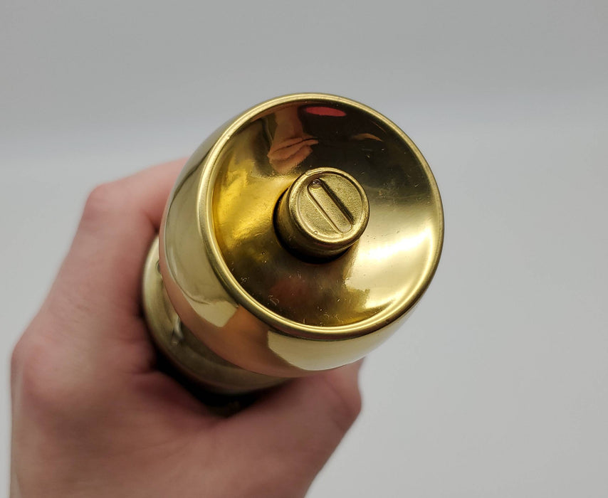 Yale Door Knob Entry Lock Bright Brass Brandywine 2-3/8" BS 5237T Vintage NOS