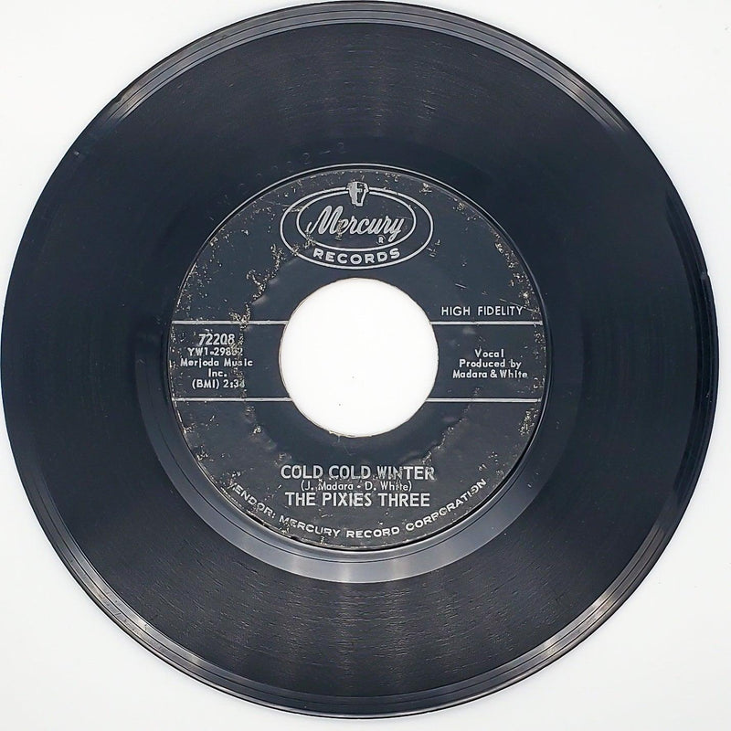 The Pixies Three 442 Glenwood Avenue Record 45 RPM Single 72208 Mercury 1963 2