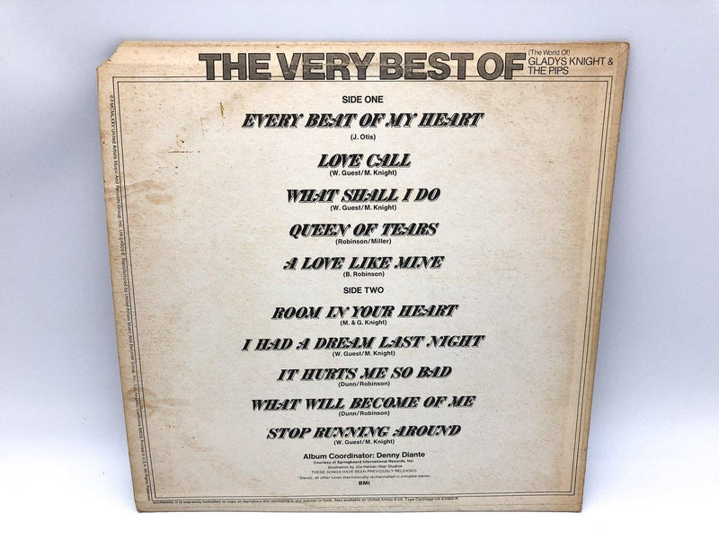 The Very Best of Gladys Knight & The Pips Record LP UA-LA503-E United A 1975 2