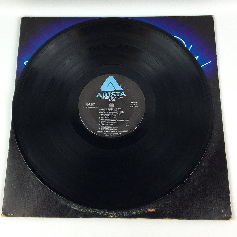 Barry Manilow Live Record 33 RPM Double LP AL 8500 Arista 1977 Gatefold 6
