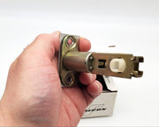 Falcon Classroom Door Knob Lock Satin Chrome US26D Keyed 2-3/4 BS NO STRIKE NOS 6