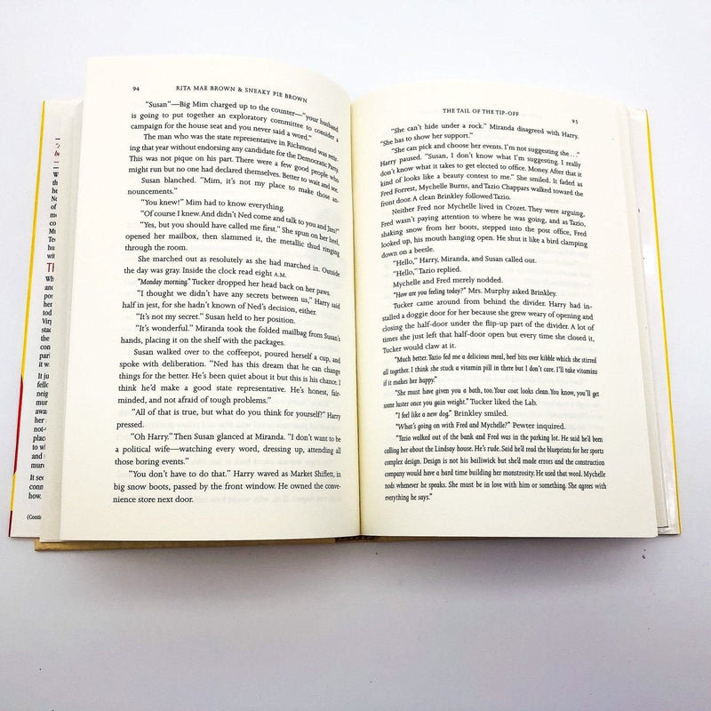 The Tail Of The Tip-Off Hardcover Rita Mae Brown 2003 Women Postal Employee Cats 10