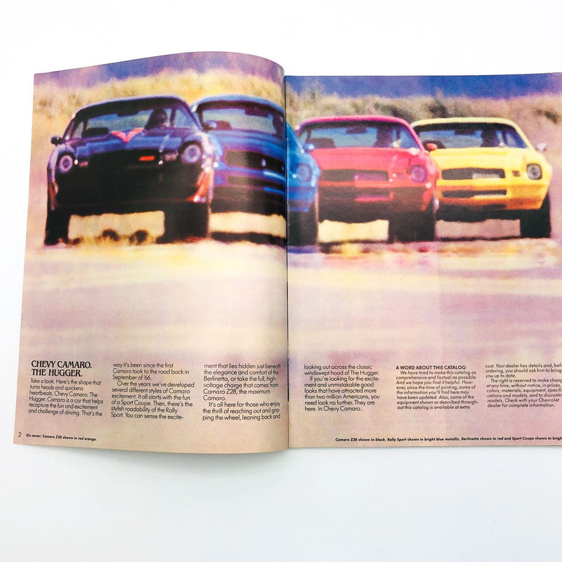 1980 Chevrolet Camaro Z28 Advertisement Brochure Litho General Motors Hot Rod 7