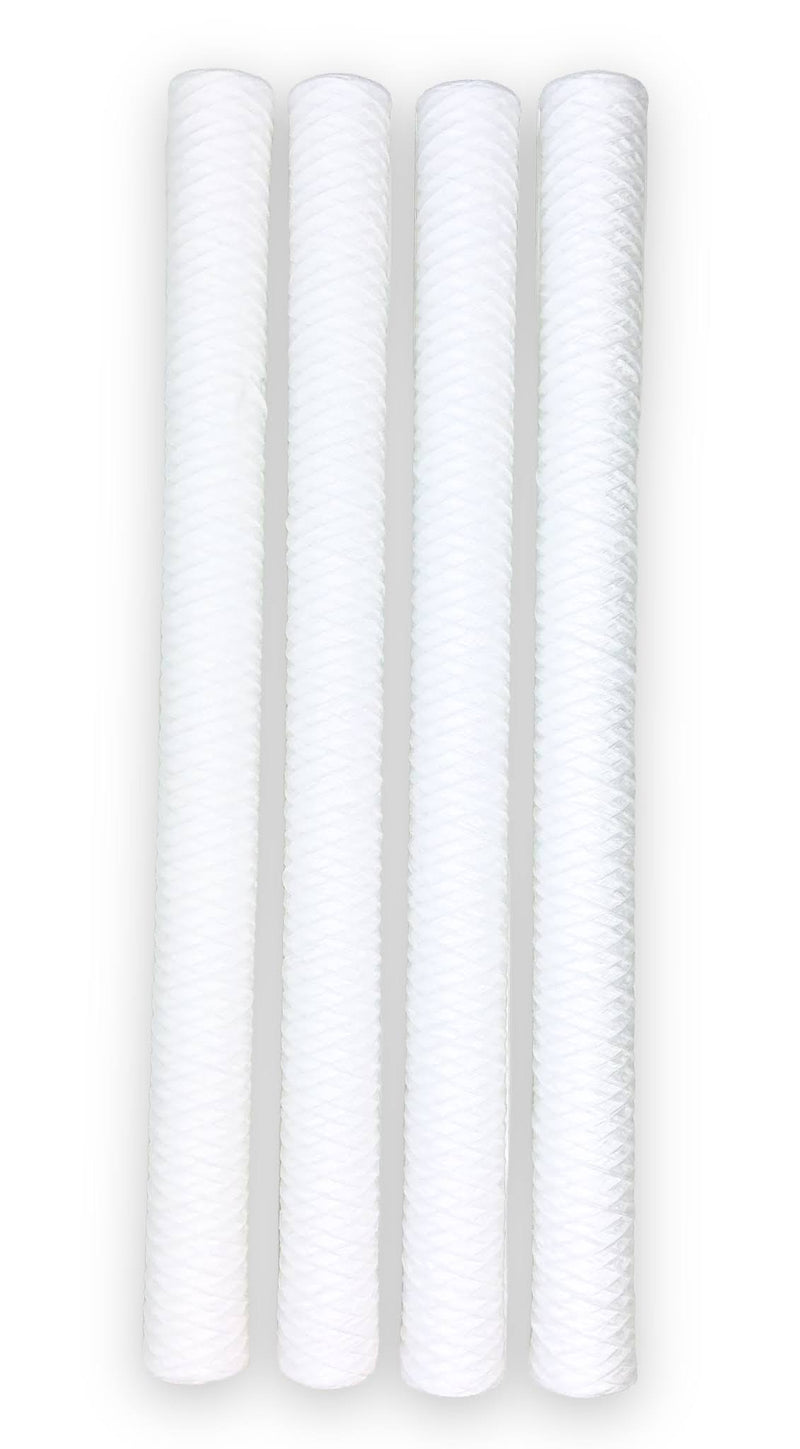 4pk String Wound Filter Cartridge 30"x2.5" 1 Micron Parker M39R30S Sediment