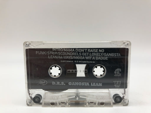 Gangsta Lean D.R.S. Cassette Album Capitol Records 1993 NO CASE 2