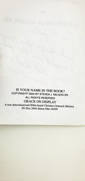 Is Your Name in the Book Confessions of a Cultural Christian S. Nelson Signed 4