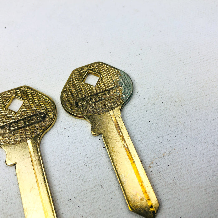 5x Master Lock 170K Key Blanks Vintage Padlock Uncut New Old Stock NOS