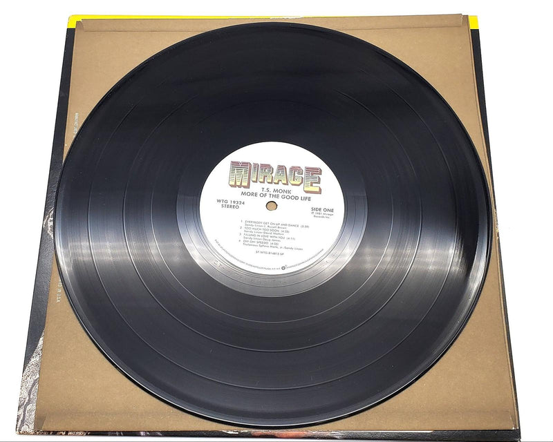 T.S. Monk More Of The Good Life 33 RPM LP Record Mirage 1981 WTG 19324 PROMO 5