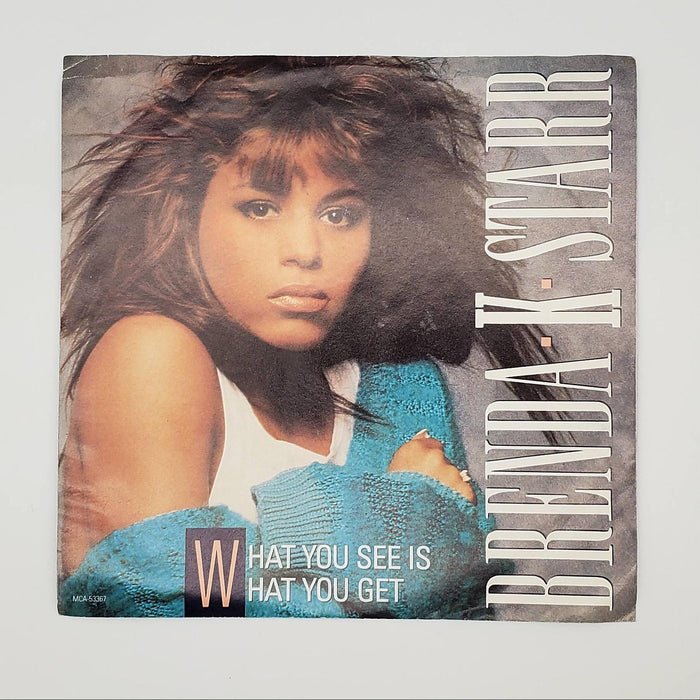 Brenda K. Starr What You See Is What You Get Single Record 1988 MCA-53367 1