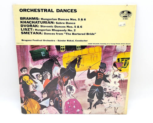 Johannes Brahms Orchestral Dances Hungarian, Dvorak 33 RPM LP Record Allegro 1