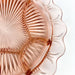 Pink Scallop Edge Pressed Glass Divided Serving Plate Tray Platter - 13" 3