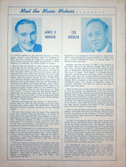 Sheet Music Ev'ry Night About This Time Ted Koehler James Monaco 1942 Warock 3