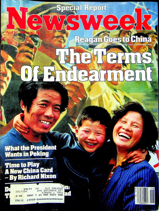 Newsweek Magazine April 30 1984 Regan Visits China Siege St. James Square Libya