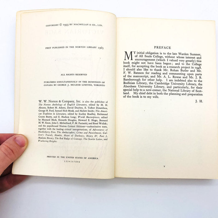 The Victorian Sage Paperback John Holloway 1965 Philosophy Rhetoric Literary 8