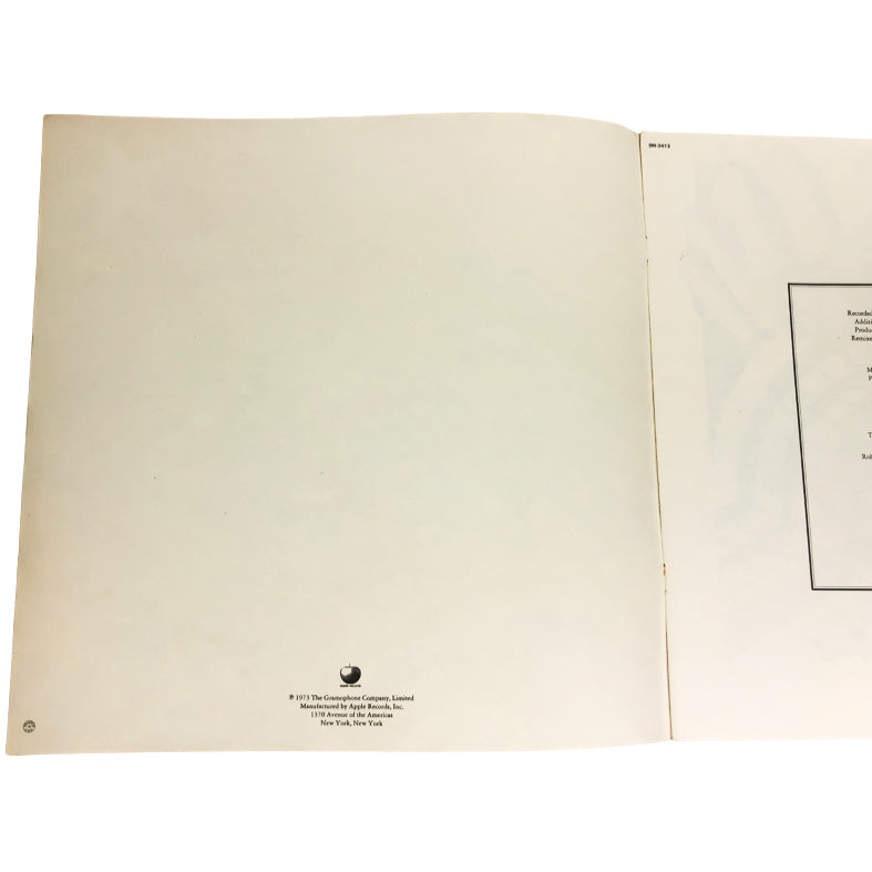 Ringo Star Lyric Booklet Paper Insert to Ringo LP 1973 SWAL 3413 MINT 20 Pages