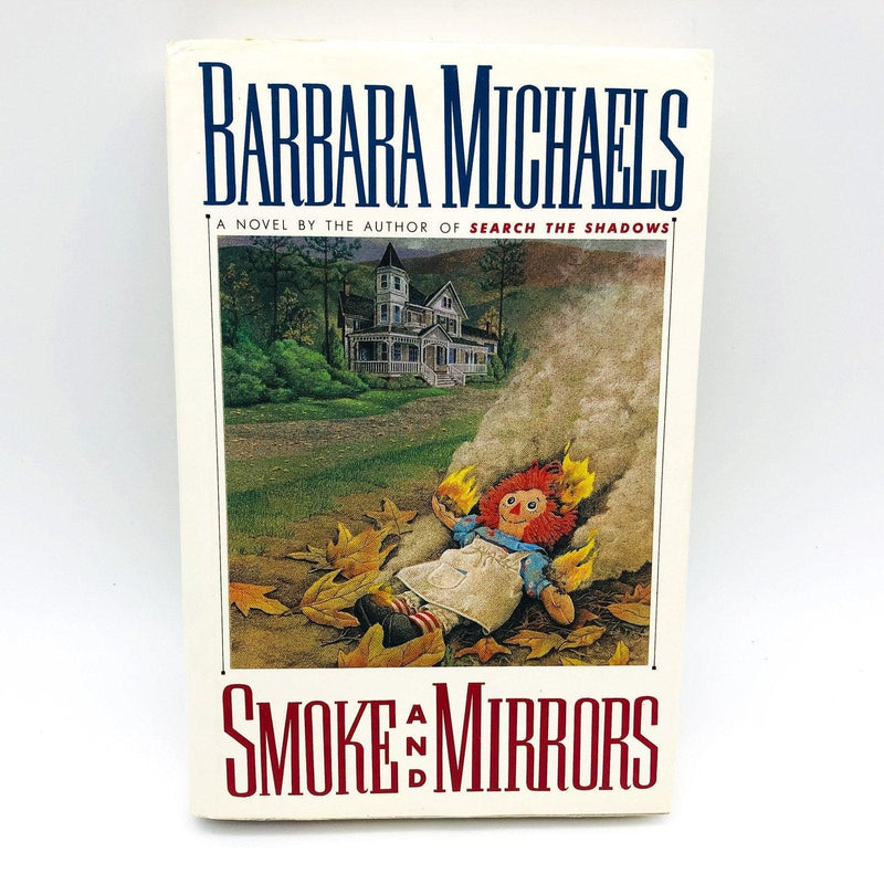 Smoke And Mirrors Hardcover Barbara Michaels 1989 Romance Crime Murder Ex Li 1