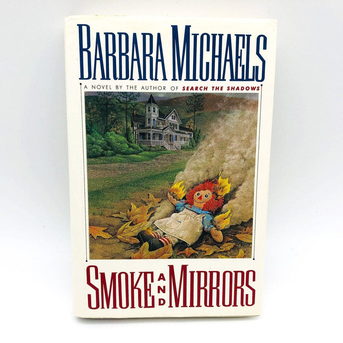 Smoke And Mirrors Hardcover Barbara Michaels 1989 Romance Crime Murder Ex Li 1