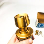 Yale Entry Door Knob Lockset BR5237 Brandywine 207N US10 Satin Bronze New NOS 5