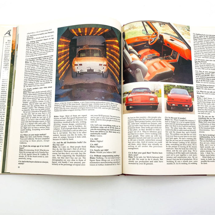 Collectible Automobile Magazine Premier Issue Hardcover Book May 1984 Vol 1 No 1 10