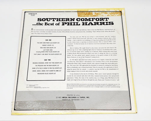 Southern Comfort The Best Of Phil Harris LP Record Mega 1972 M51-5006 2