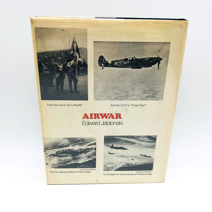 Airwar 1 Hardcover Edward Jablonski 1971 Book Club Edition WW2 Pearl Harbor DDay 12