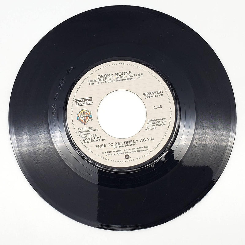 Debby Boone Free To Be Lonely Again 45 Single Record Warner Bros 1980 WBS49281 1