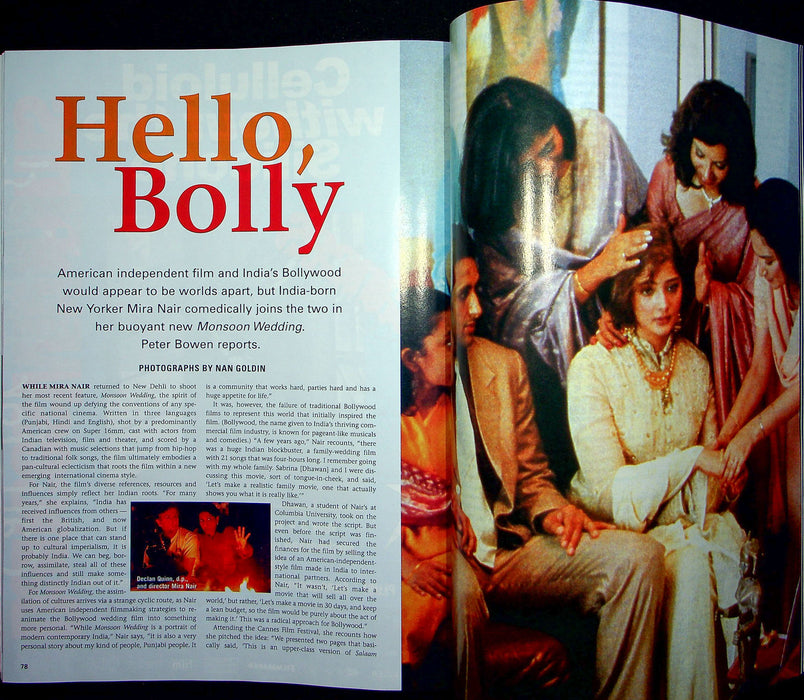 Filmmaker Magazine Winter 2002 India Bollywood Mira Nair Monsoon Wedding Copy 2