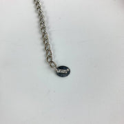 Cherry Red Marble Swirl Large Round Beaded Necklace by Icing 9