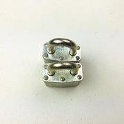 2ct Vintage No 3 Master Lock Padlock 1-1/8" Shackle New NOS Keyed Alike 3773 11