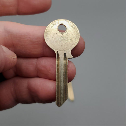 5x Yale & Towne RN12 1/2 Key Blanks JF Keyway Nickel Silver 6 Pin NOS 2