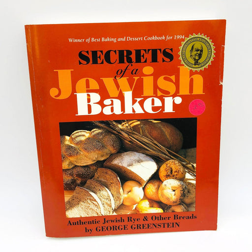 Secrets Of A Jewish Baker George Greenstein Paperback 1996 Authentic Rye Bread 1