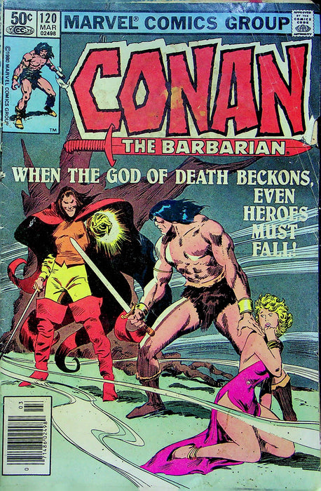 Conan The Barbarian Magazine March 1981 Vol 1 No 120 When God of Death Beckons