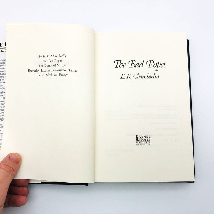 The Bad Popes Hardcover ER Chamberlin 1993 Rulers Church of Rome 7