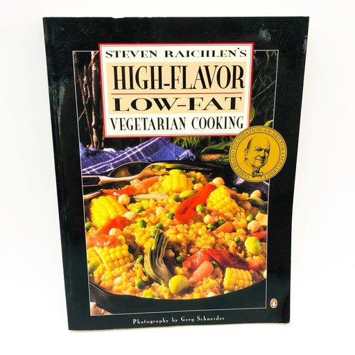 High Flavor Low Fat Vegetarian Cooking Paperback Steven Raichlen 1995 1st Edit 1