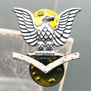 US Navy Collar Pin Device Petty Officer 3rd Class E4 Meyer M-22-N US Military 5