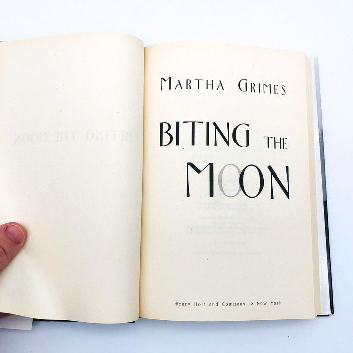 Biting Moon Hardcover Martha Grimes 1999 Child Abduction Thriller Suspense 1st E 7