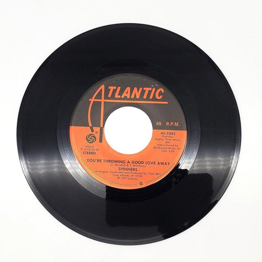Spinners You're Throwing A Good Love Away Single 45 RPM Record Atlantic 1977 2