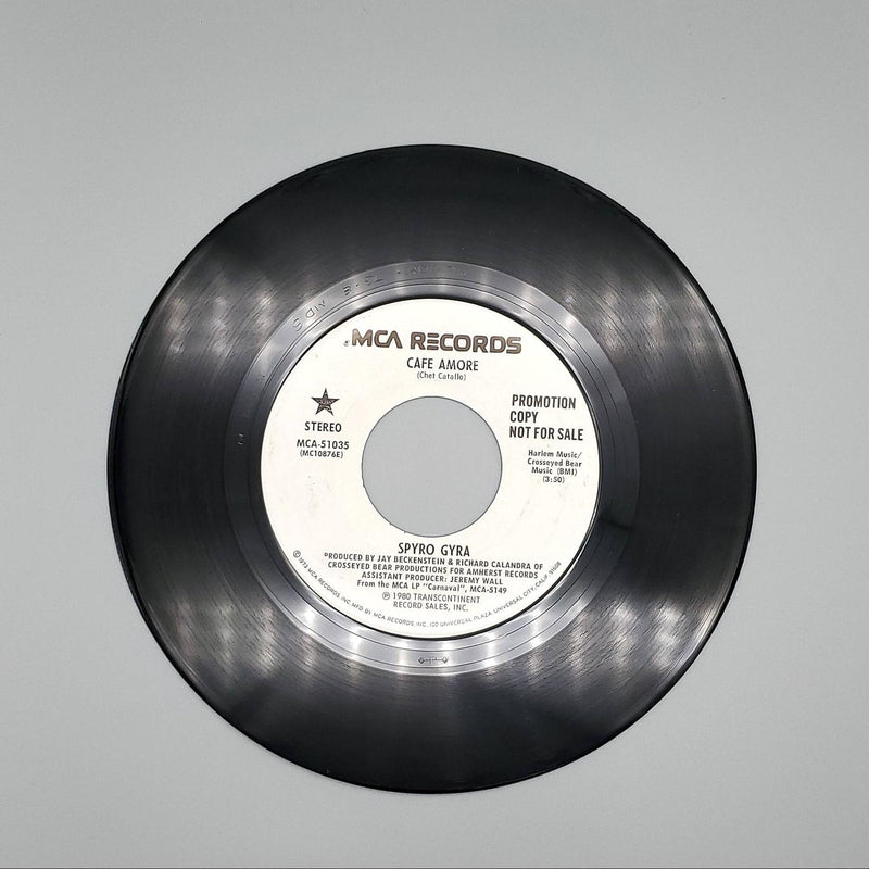 Spyro Gyra Cafe Amore Single Record MCA Records 1980 MCA-51035 PROMO 2